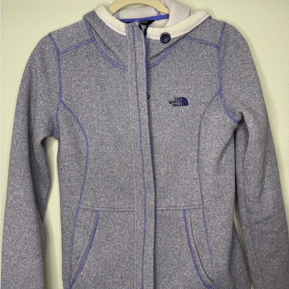 The North Face Gray and Cream Women's Jacket